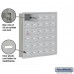 Salsbury Cell Phone Storage Locker - with Front Access Panel - 6 Door High Unit (5 Inch Deep Compartments) - 30 A Doors (29 usable) - Aluminum - Recessed Mounted - Master Keyed Locks  19165-30ARK